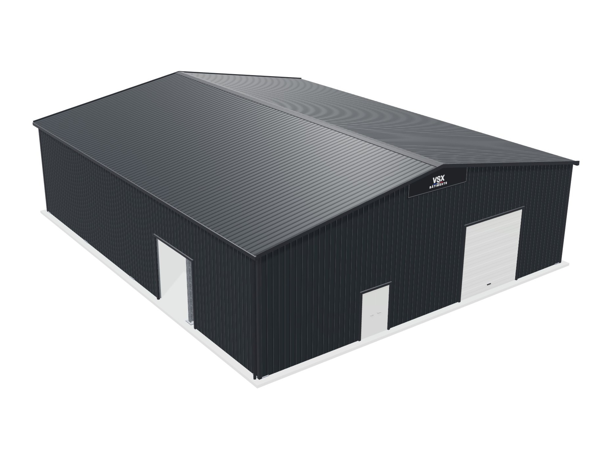 Hangar 16,70 x 20 m, hauteur 5 m