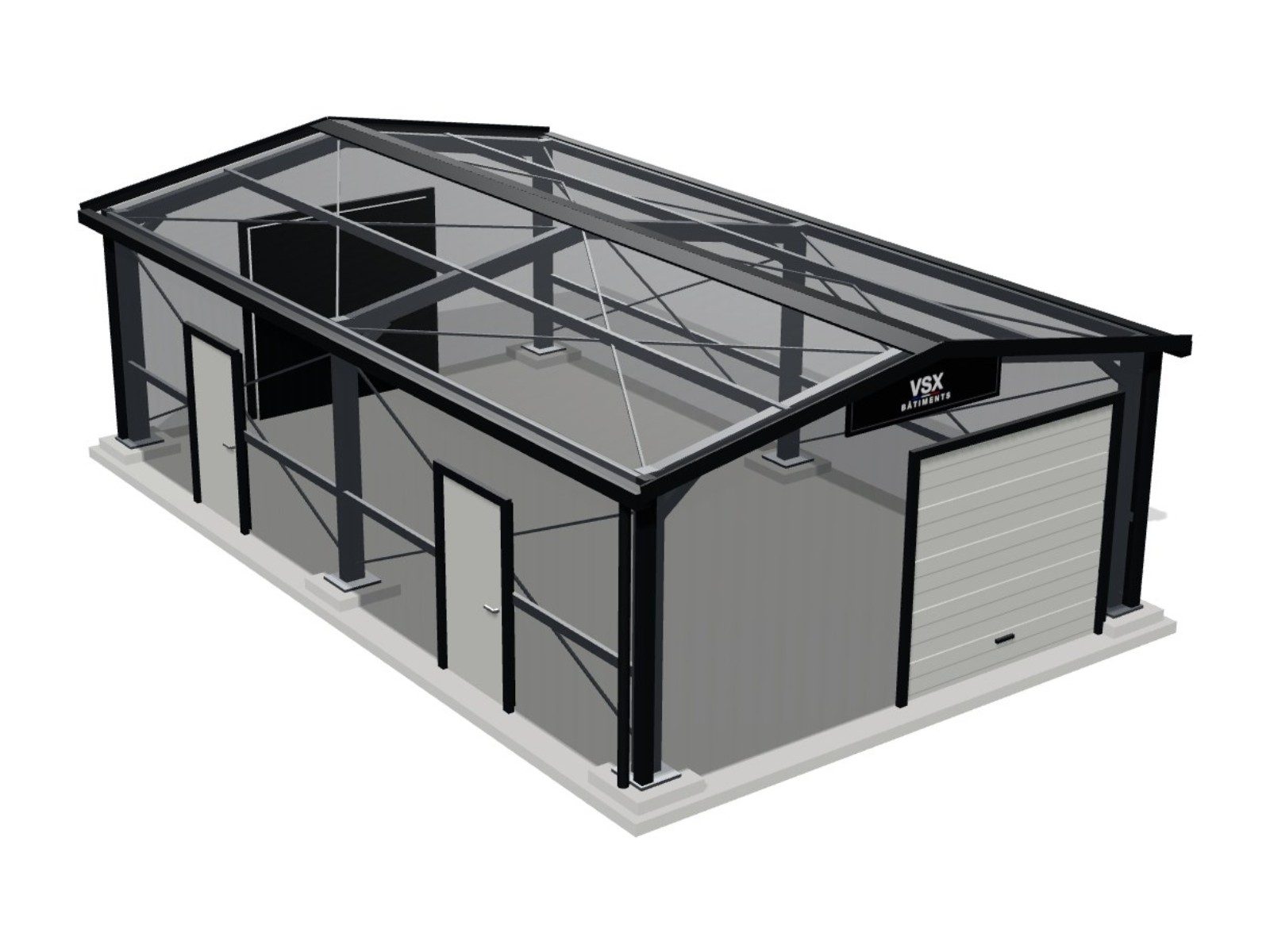 Hangar 10 x 6 m, hauteur 3 m — photo 2
