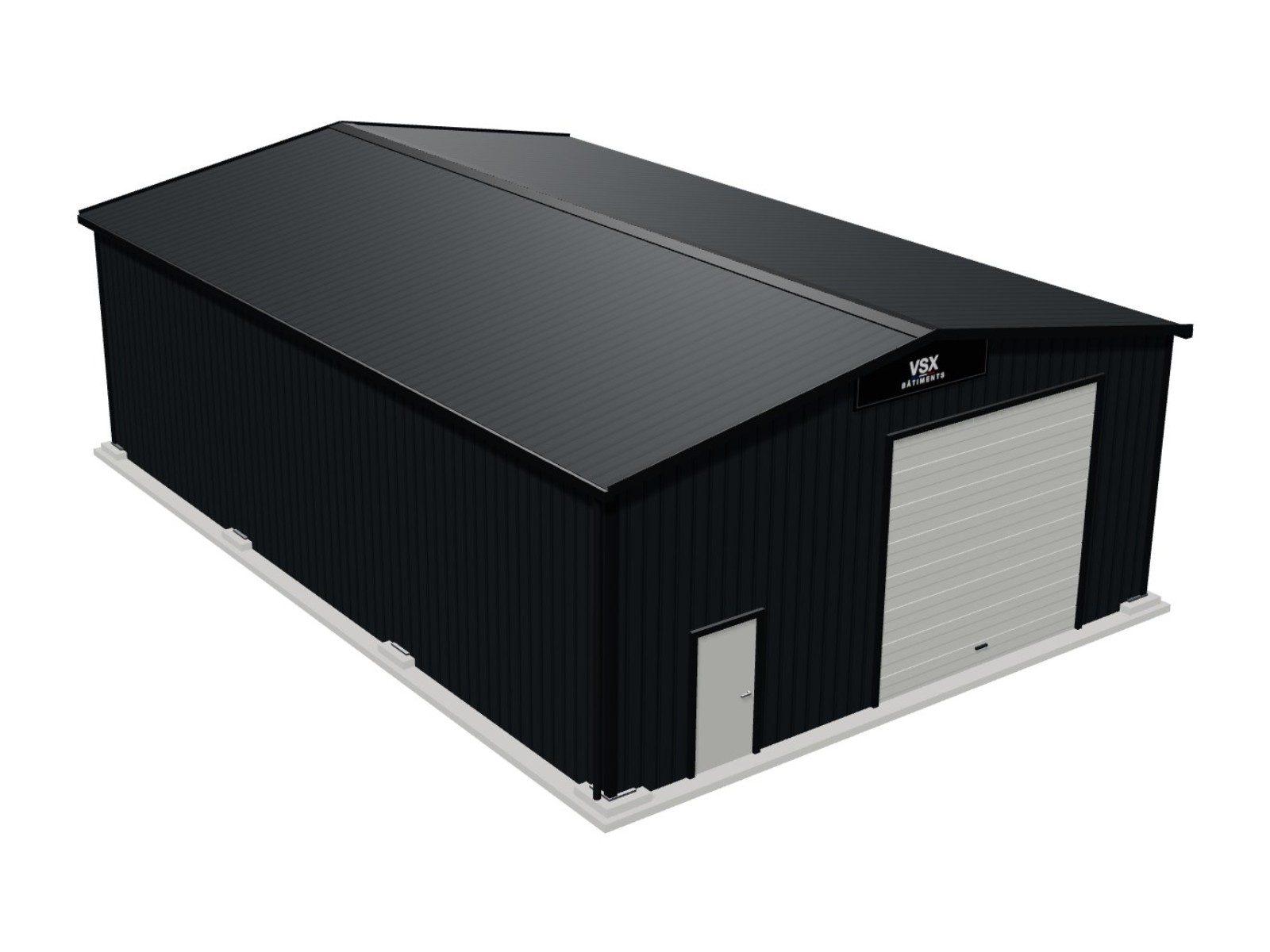 Hangar 15 x 10 m, hauteur 4,5 m