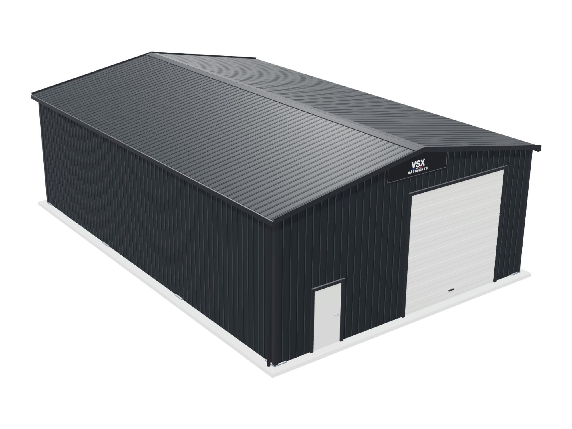 Hangar 10 x 15 m, hauteur 4,5 m