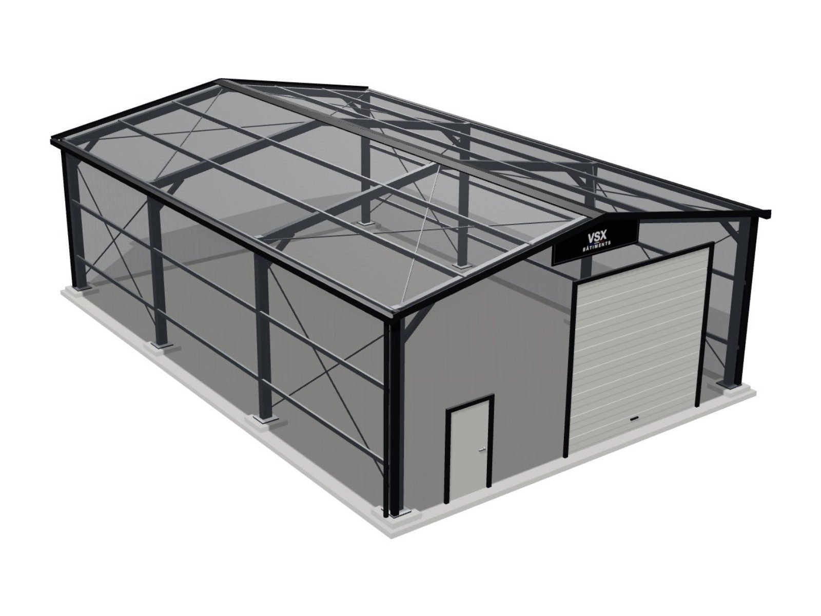 Hangar 15 x 10 m, hauteur 4,5 m — photo 2