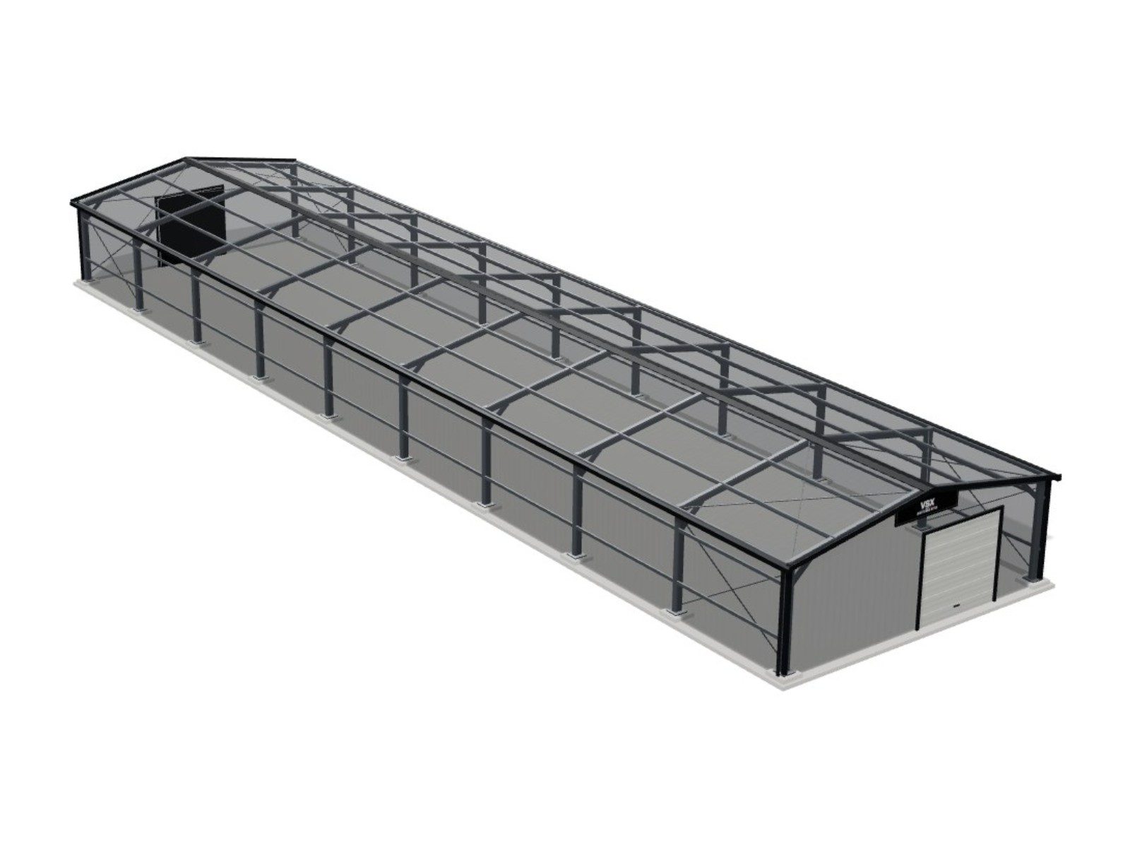 Hangar 41 x 10 m, hauteur 3,5 m — photo 2